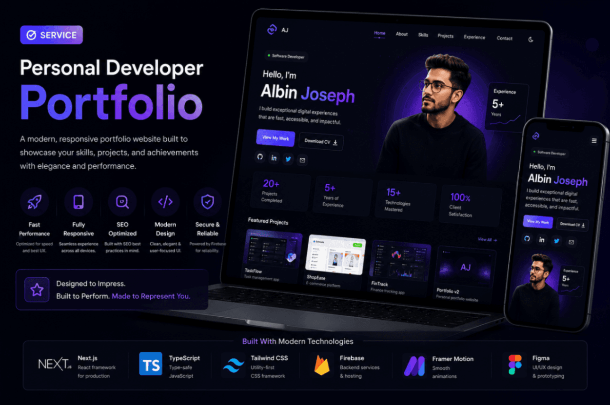Personal Developer Portfolio 